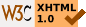 Valid XHTML 1.0 Strict